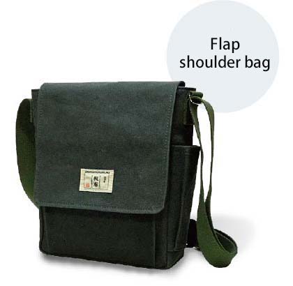 Flap shoulder bag