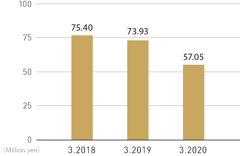 Net income per share
